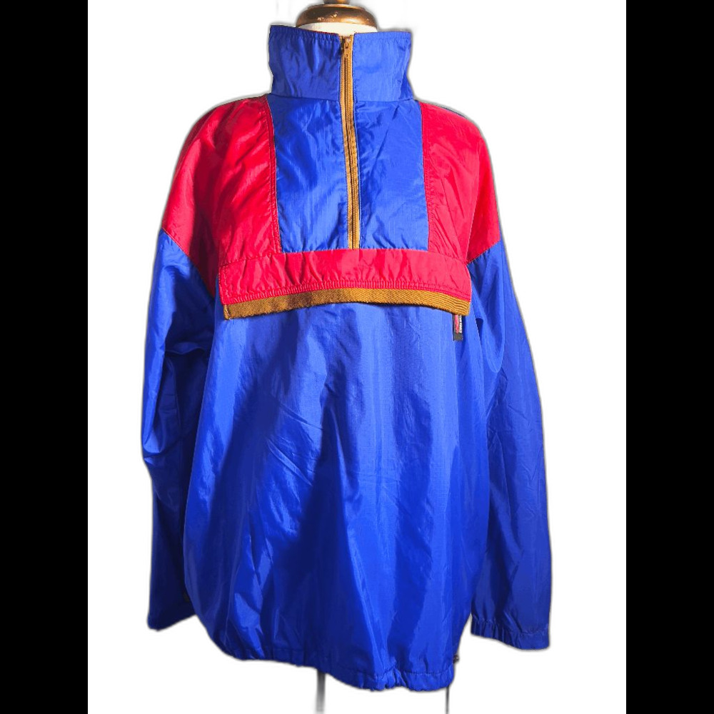 Sierra Sport 80s Vintage Windbreaker Jacket L Gorpcore Retro Athletic Streetwear